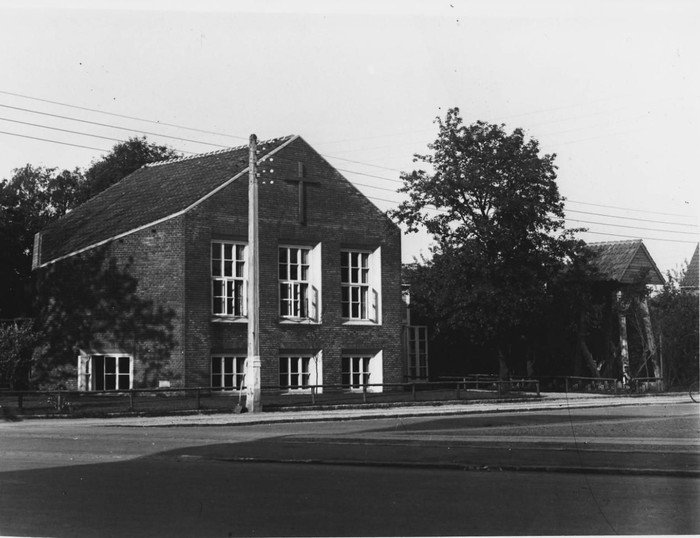 Kirkesalen i Hyltebjerg Kirke 1945