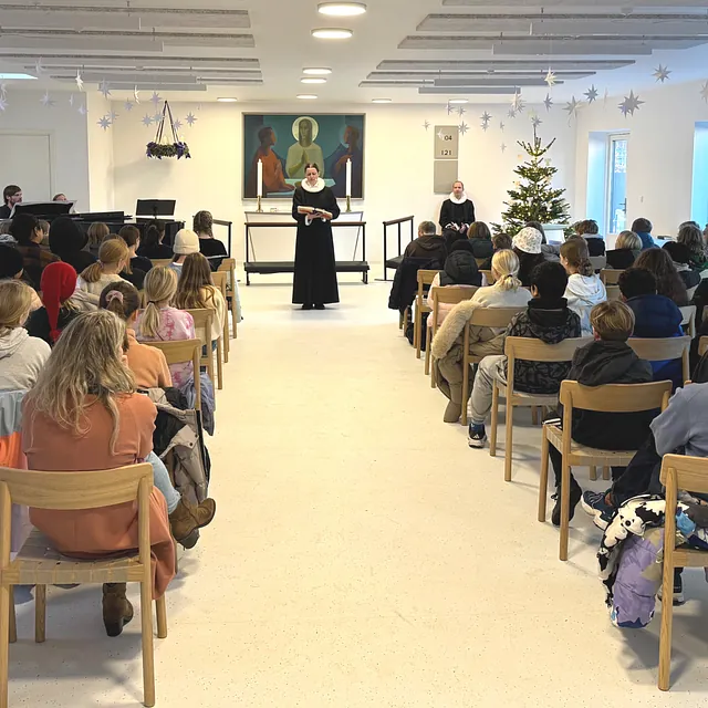 Gudstjeneste i Hyltebjerg Kirkesal